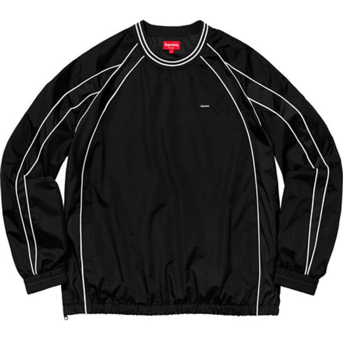 [L] 슈프림 파이핑 웜업 풀오버 블랙 상품이미지9