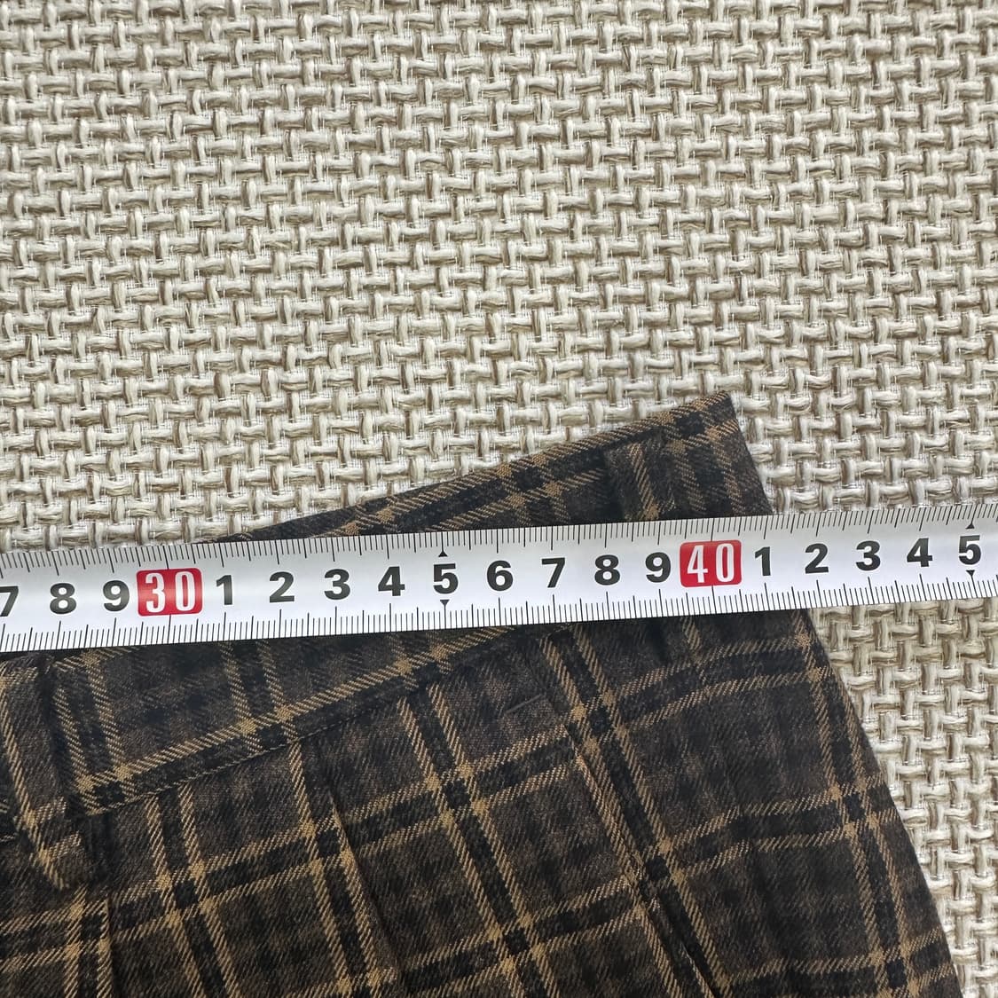 86-97 닥스 플란넬 체크 팬츠 0429D 상품이미지5