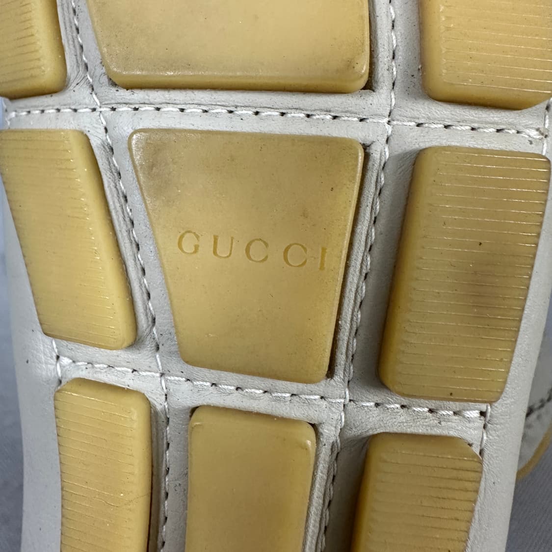 구찌 화이트레더 홀스빗 드라이빙 슈즈 상품이미지6