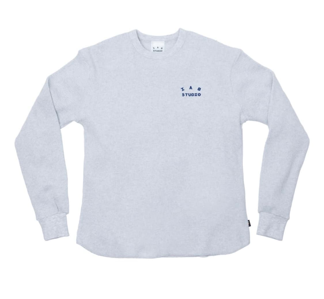 아이앱스튜디오 와플 롱슬리브 라이트그레이 상품이미지1