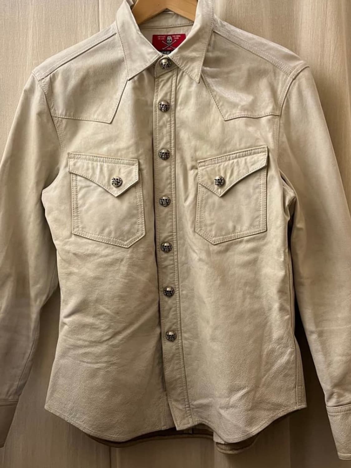 크림소다 레더 자켓 상품이미지3