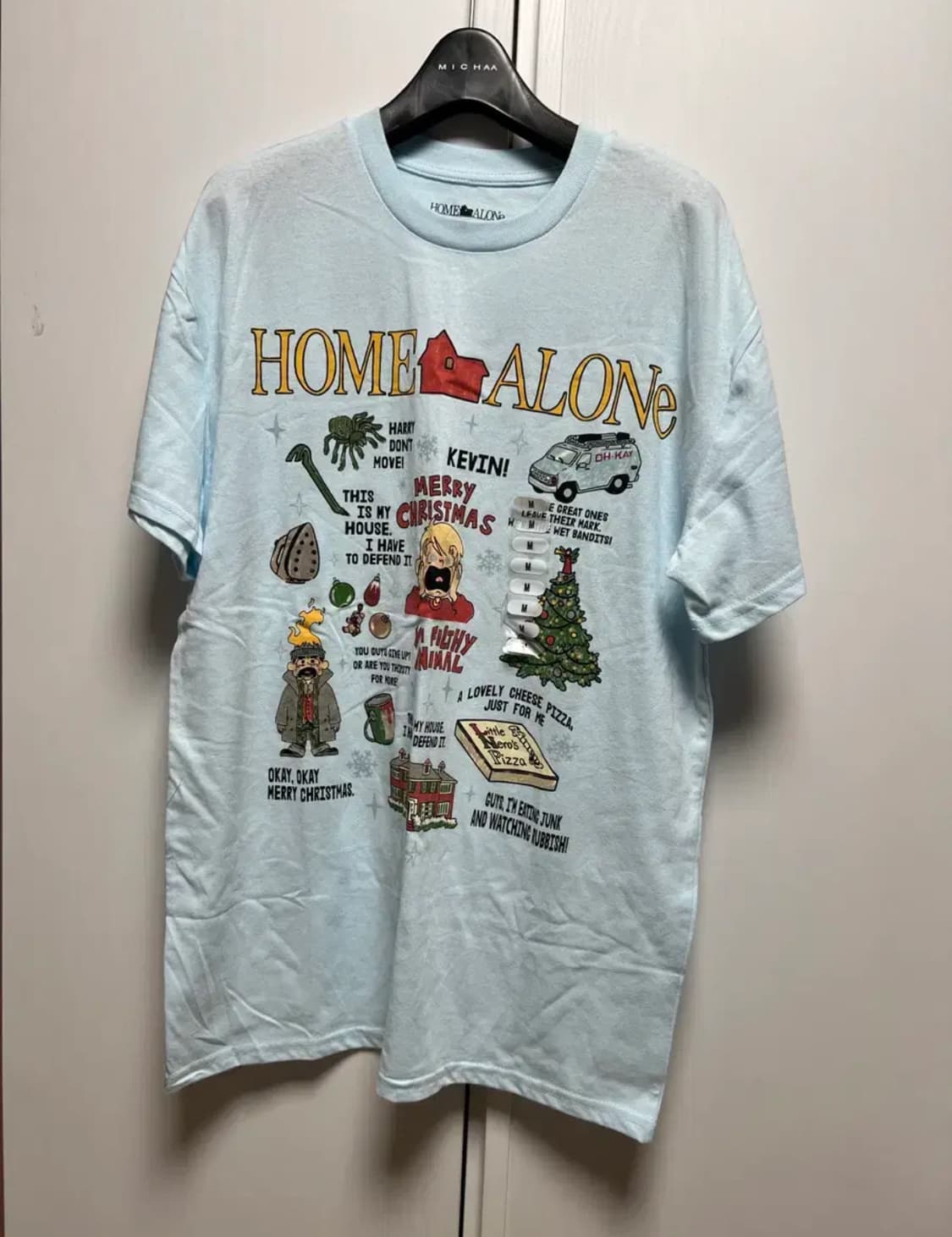 새상품) 나홀로집에 뉴욕 반팔 티셔츠 상품이미지2