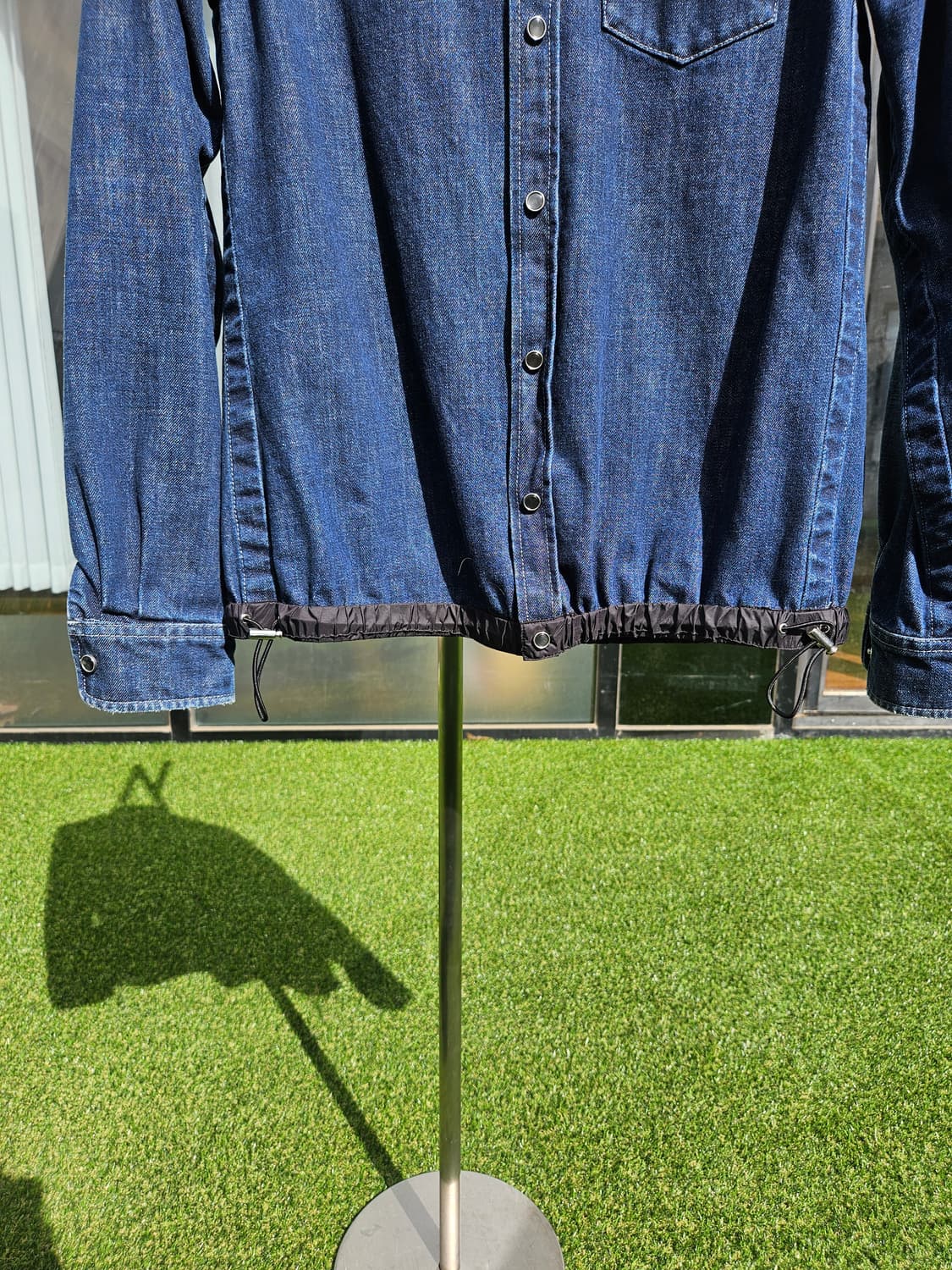 N21 스트링 오버 데님 셔츠 자켓 상품이미지4