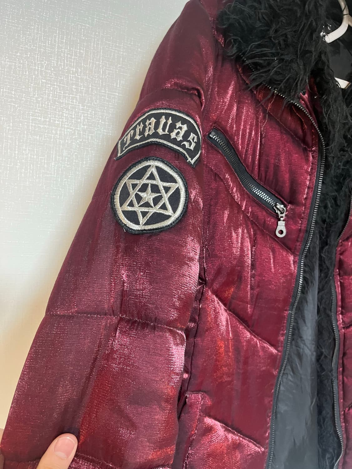 TRAVAS punk fur down jacket 상품이미지3