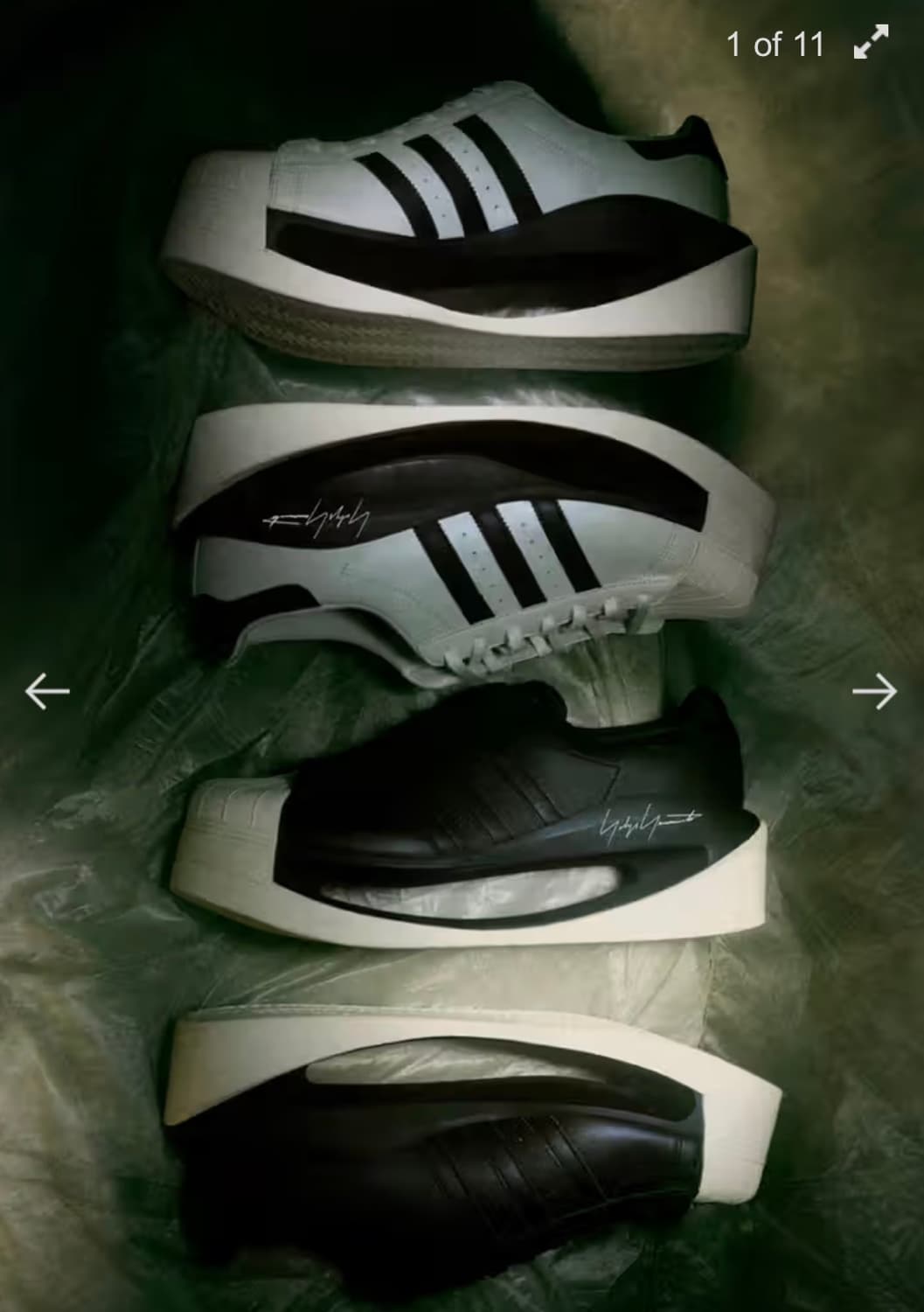 후르츠 유일 매물) Y-3 겐도 슈퍼스타 (270mm) 상품이미지6