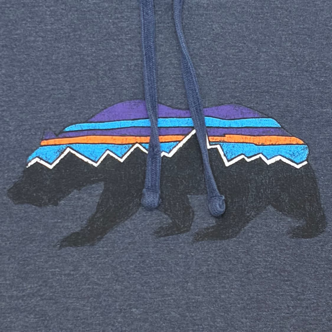 USA 빈티지 파타고니아 빅베어 로고 후드티 상품이미지4