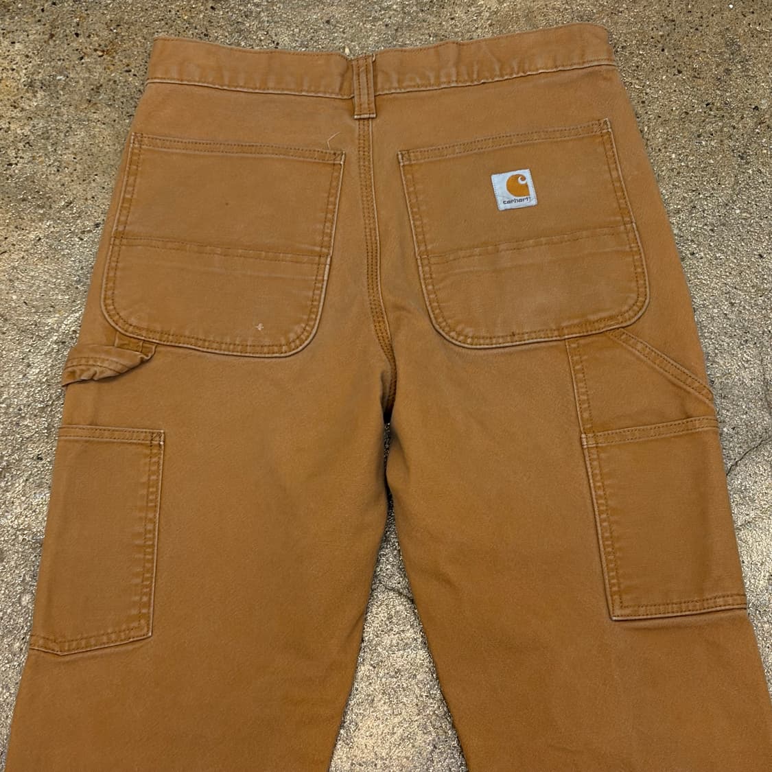 00s USA 빈티지 칼하트 샌드스톤 싱글니 워크팬츠 상품이미지7