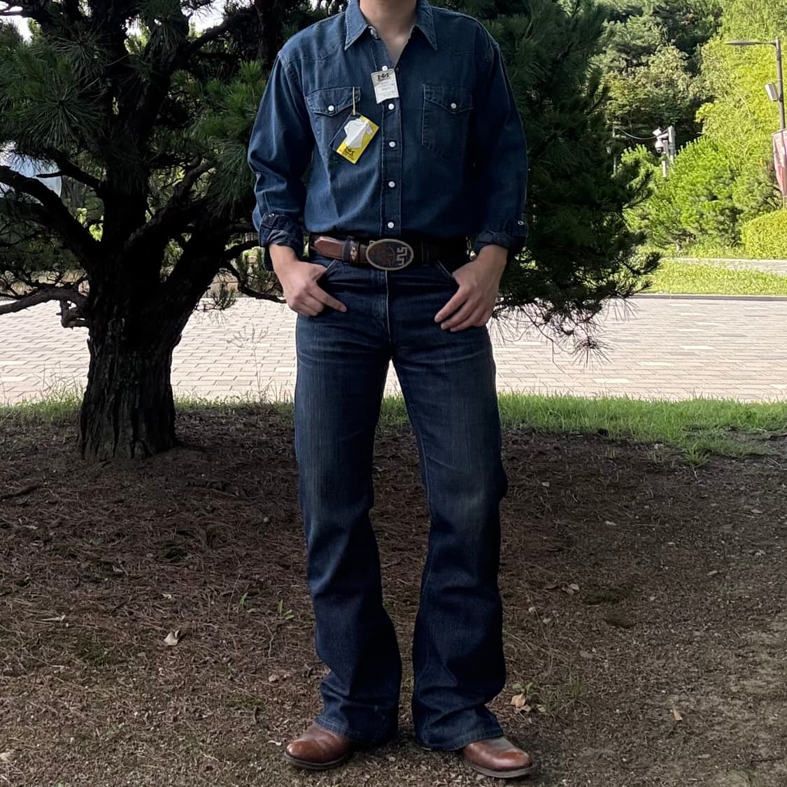 랭글러 Wrangler 부츠컷 데님 팬츠 (일본 생산) 상품이미지2