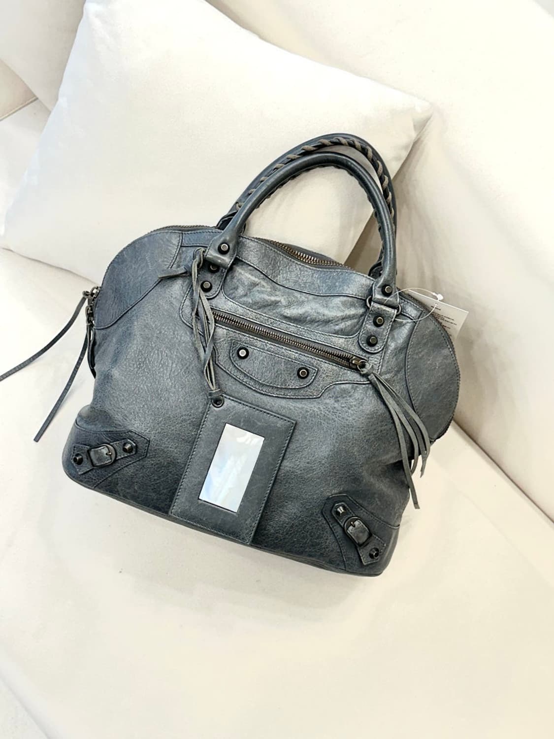 발렌시아가 클래식 볼링 토트백  (정품) 상품이미지1