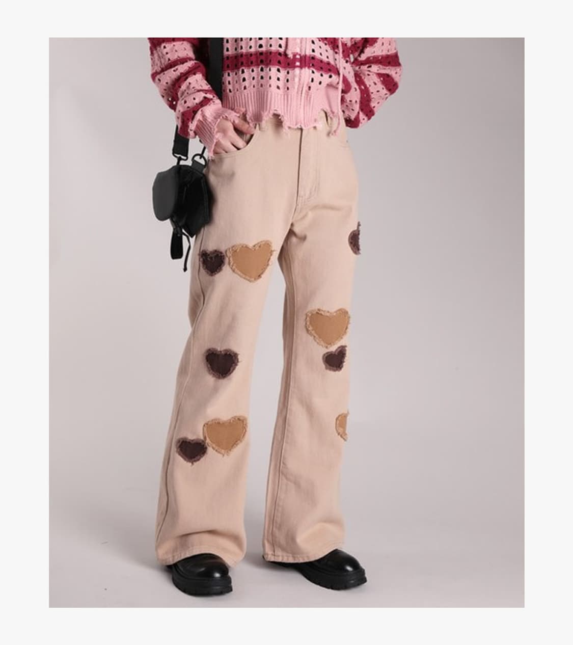 HOOK - HEART PATCH PANTS 상품이미지2