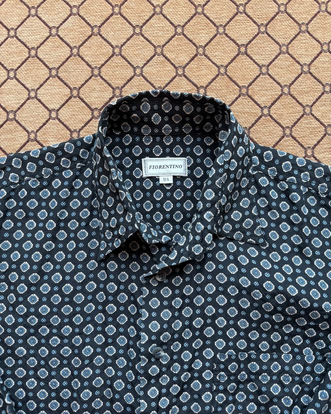 블랙 패턴 셔츠 상품이미지1