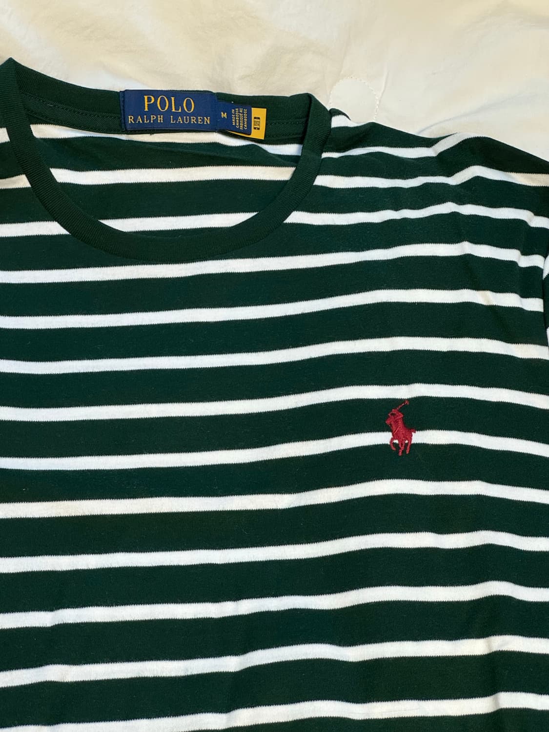 폴로 랄프로렌 스트라이프 롱 슬리브 티셔츠 M 상품이미지1