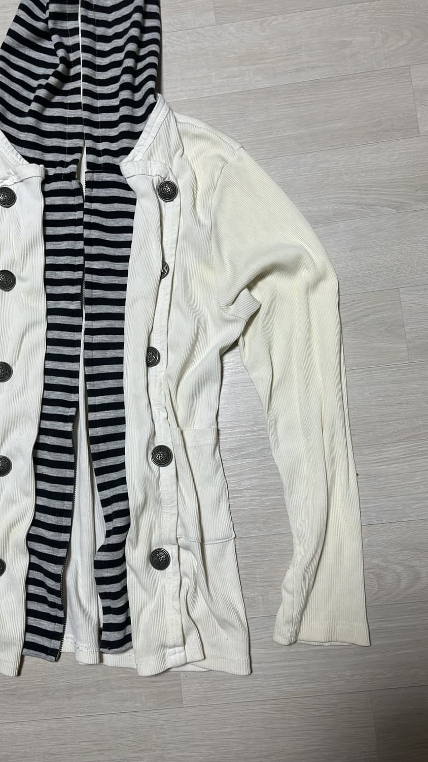 레이어드스트라이프집업 빈티지 상품이미지4