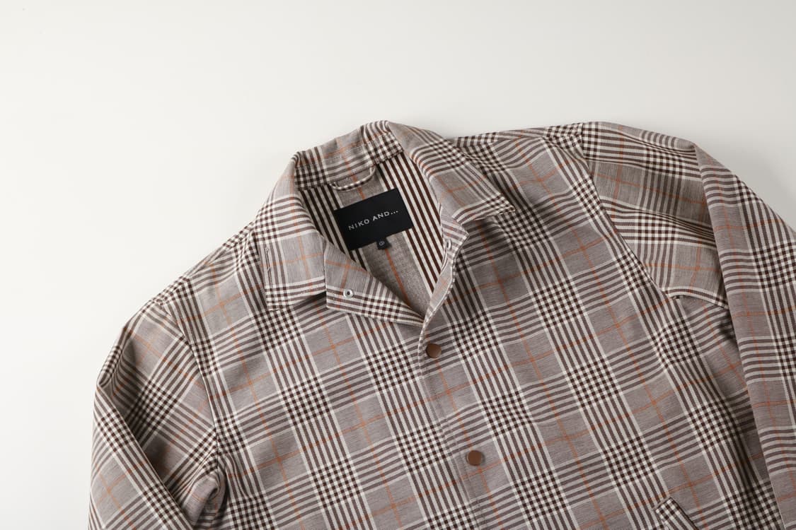 [3] 니코앤드 글렌체크 블루종 자켓 상품이미지2