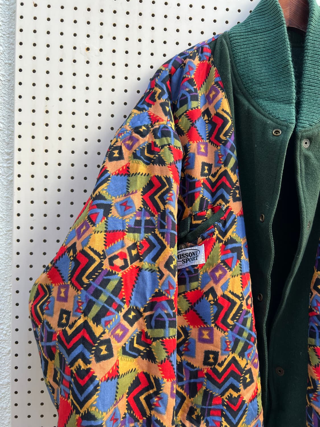 90s MISSONI SPORT WOOL BOMBER 미쏘니스포츠울봄버 상품이미지10