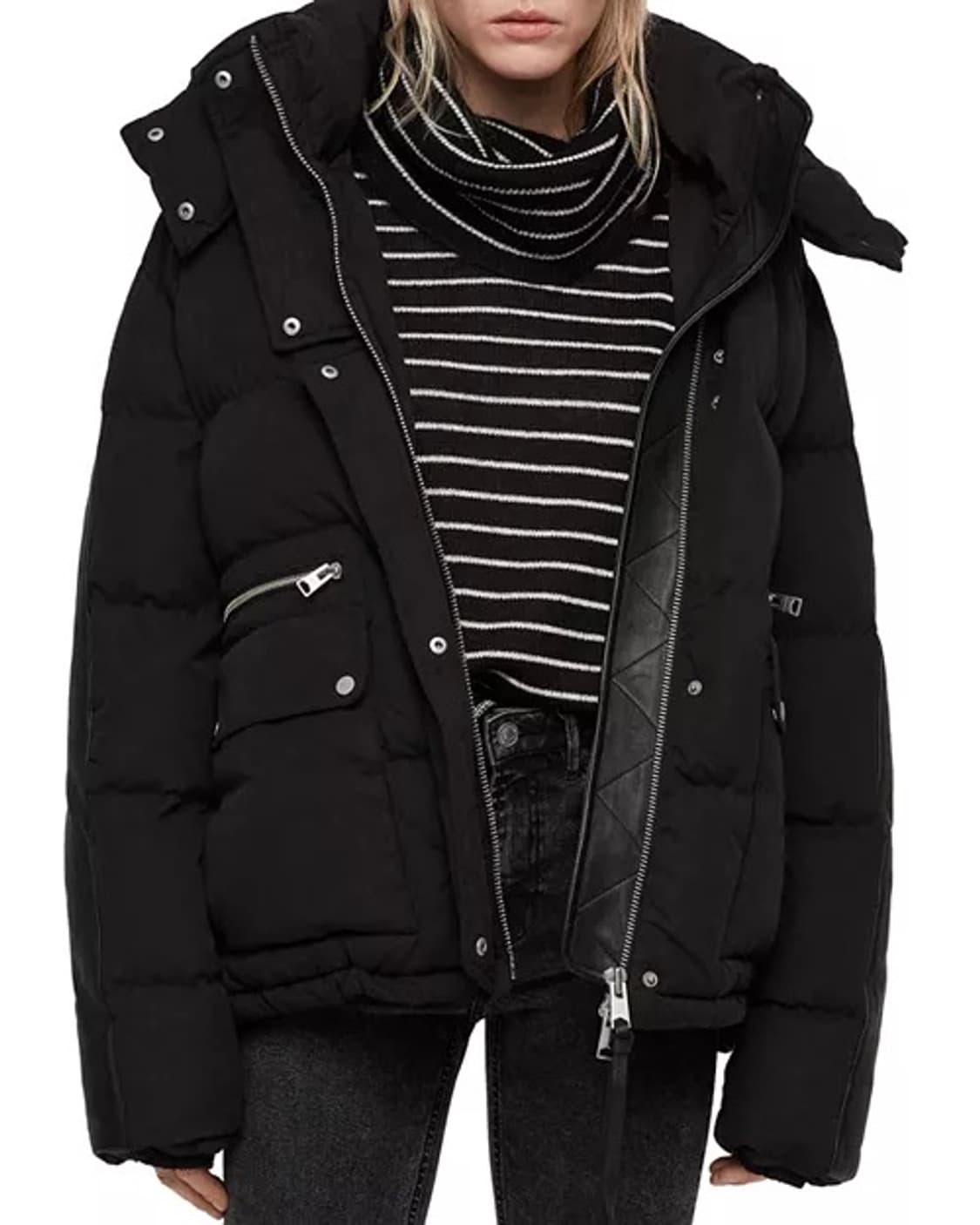 올세인츠 패딩 S 블랙 상품이미지1