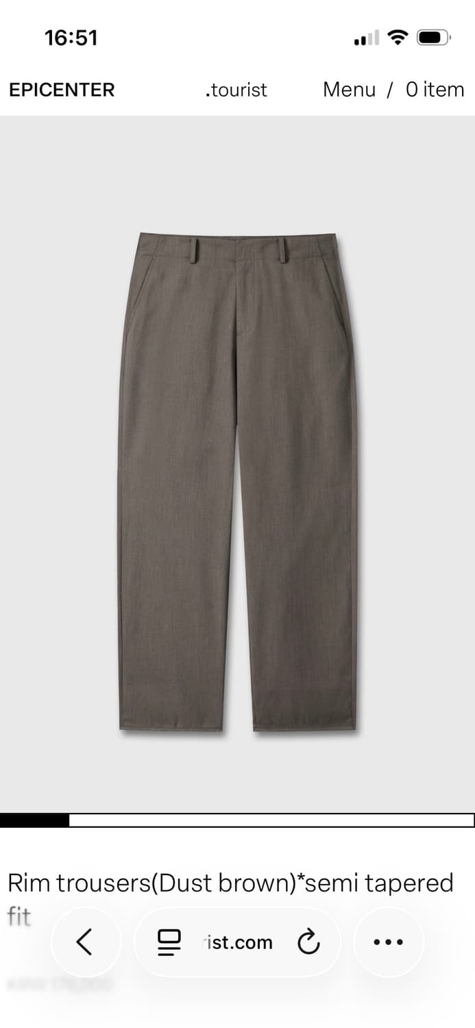 XL)에피센터 투어리스트 Rim 팬츠 상품이미지3