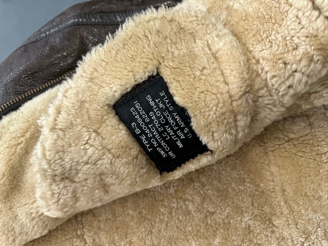 B-3 딥브라운 무스탕  상품이미지4