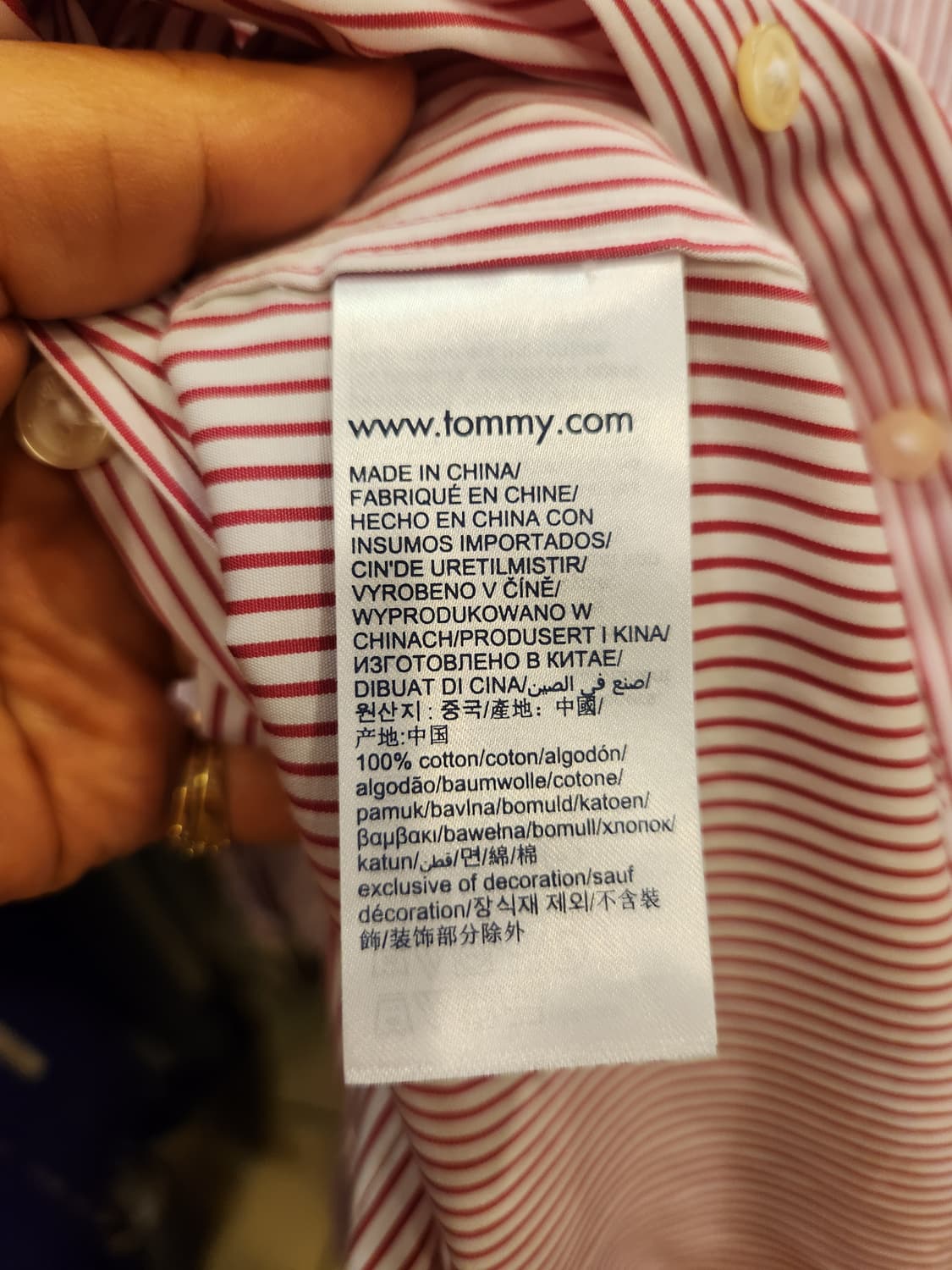 타미힐피거 스트라이프 셔츠원피스 상품이미지9