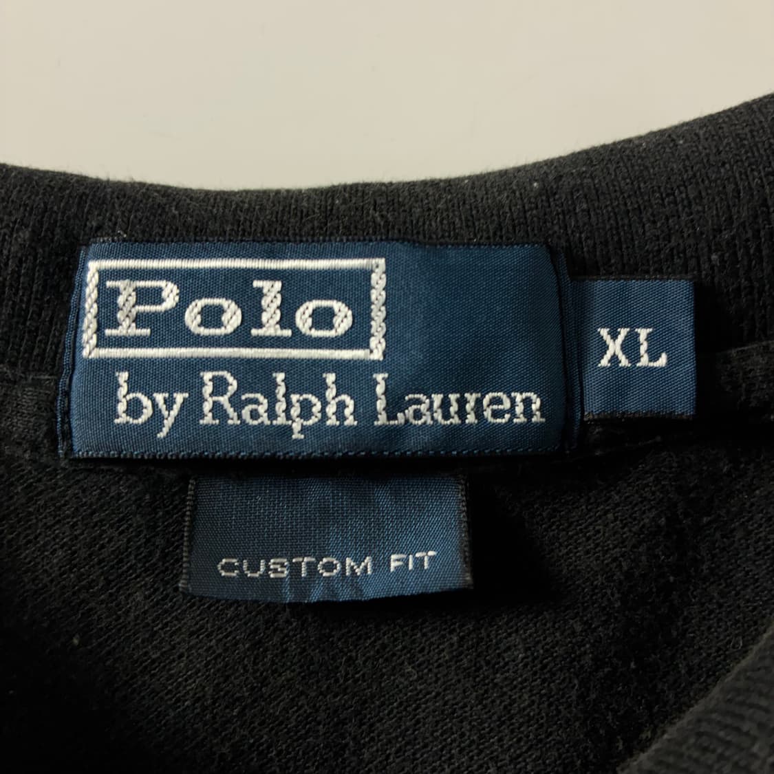 Polo  폴로 랄프로렌 코튼 빅포니 블랙 카라 반팔 티셔츠 상품이미지3