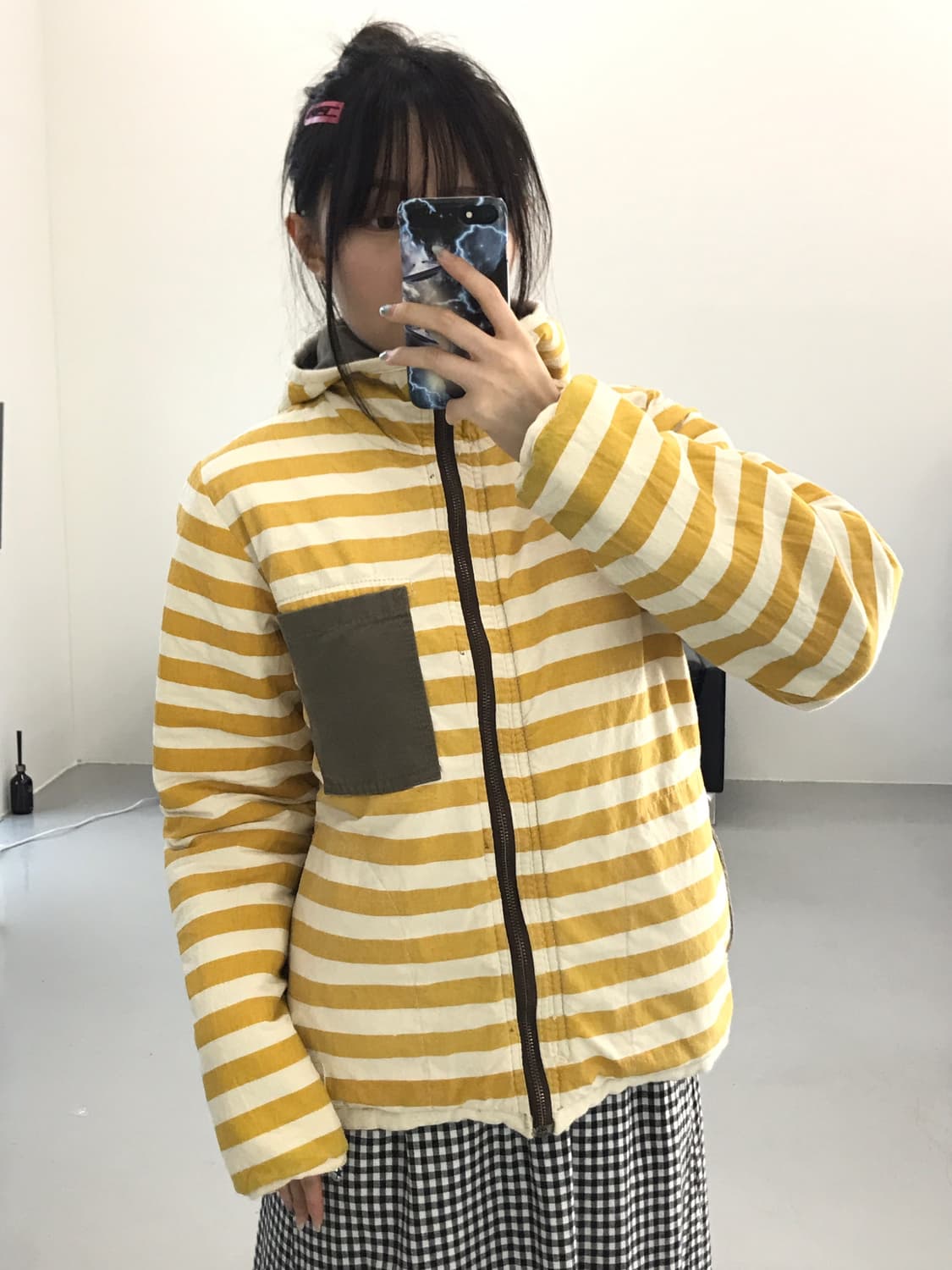 Jpn khaki reversible jumper 상품이미지3