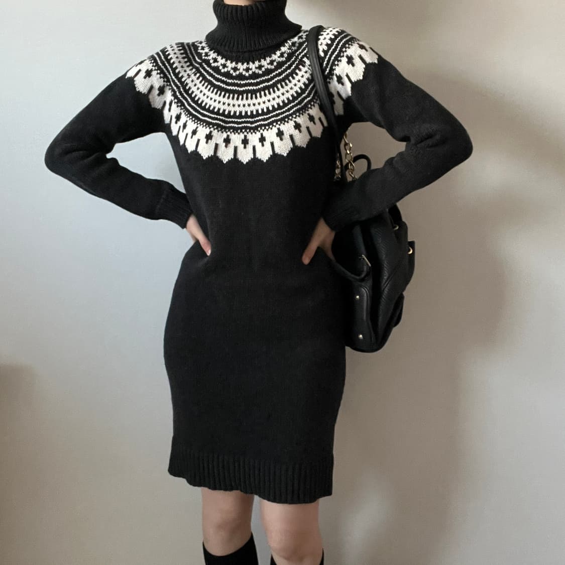POLO RALPH LAUREN Fair Isle knit DRESS 상품이미지2