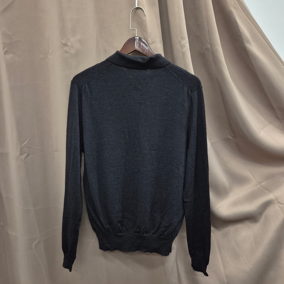 폴로 랄프로렌 메리노울 카라 니트 XL 상품이미지3