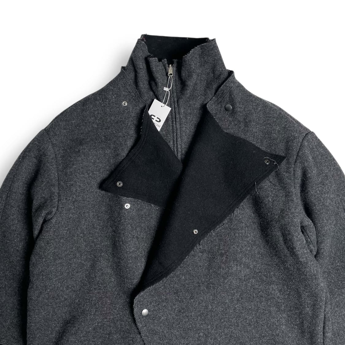 Zucca 3 곂 랩 스타일 울 블렌드 자켓 상품이미지2