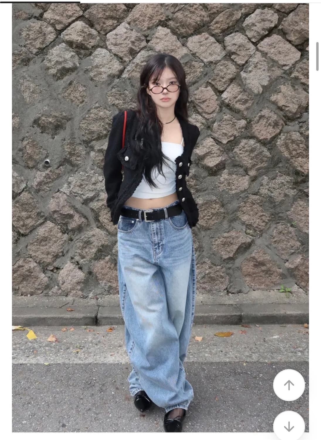 모디무드 벌룬핏 와이드 데님 상품이미지2