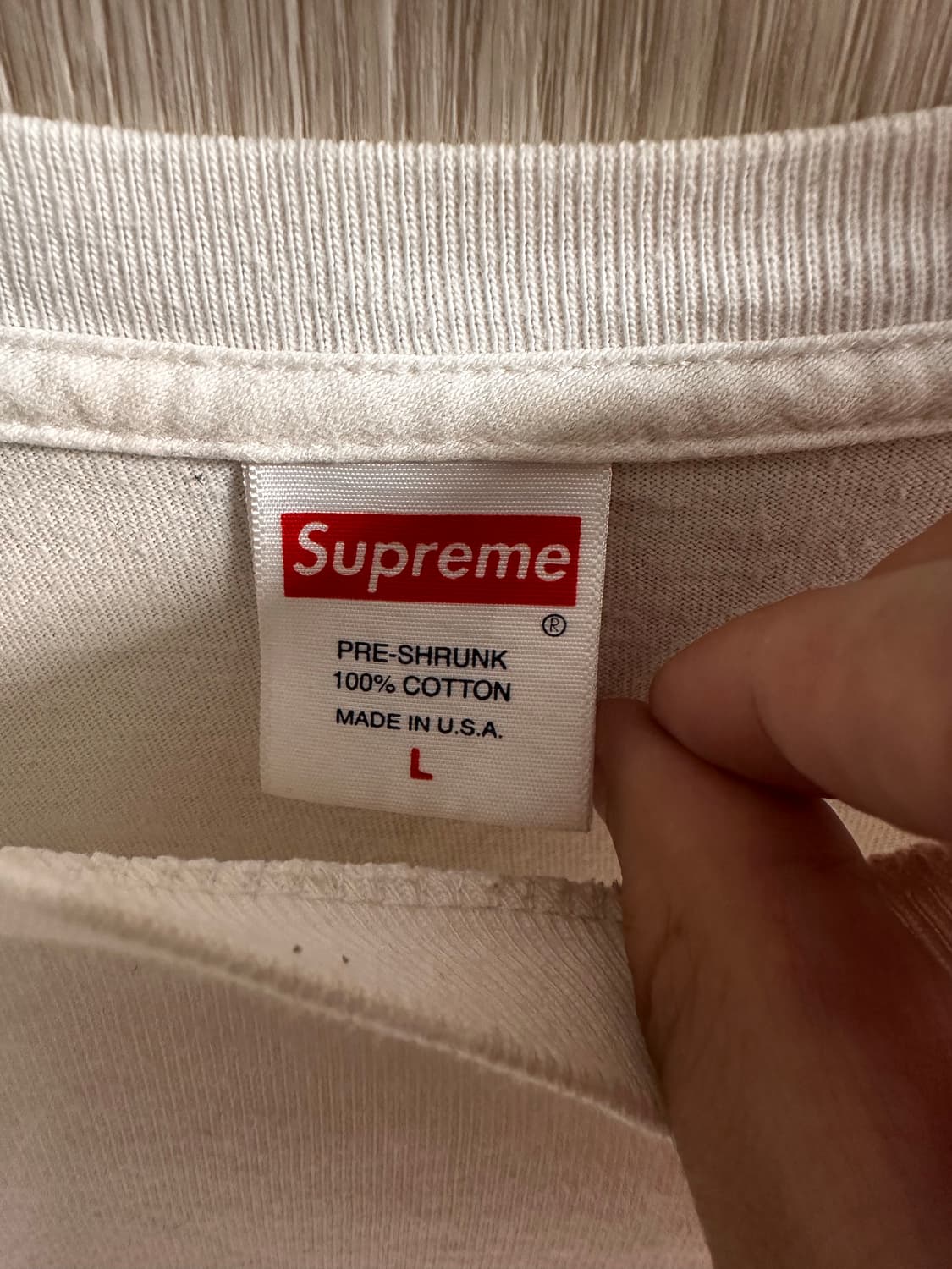 슈프림 18SS 스윔티셔츠 L 상품이미지2