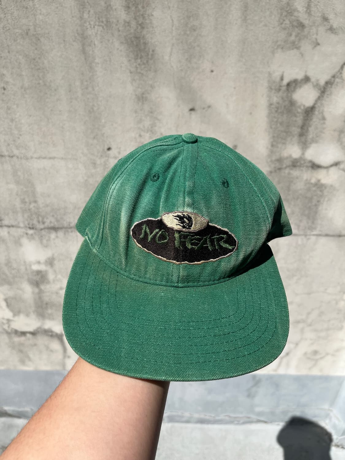 1990s No Fear  Green Faded Cap 상품이미지1