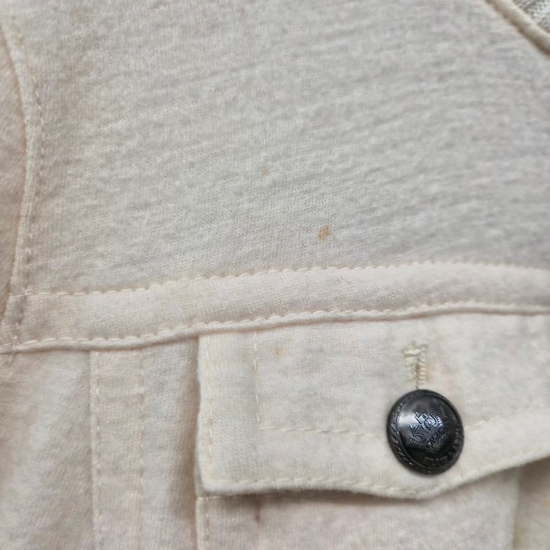 버버리 아이보리 집업 자켓 여성 XS 상품이미지3