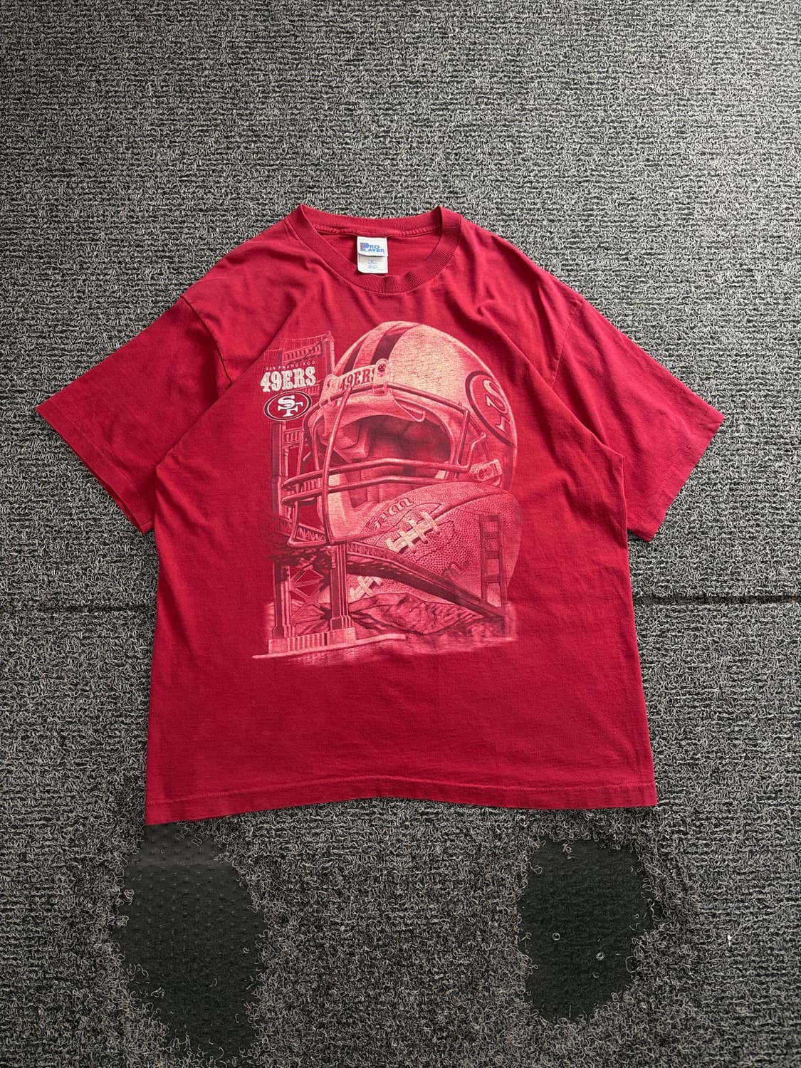 90s 프로플레이어 NFL 샌프란시스코 49ERS 티셔츠 4658 상품이미지2