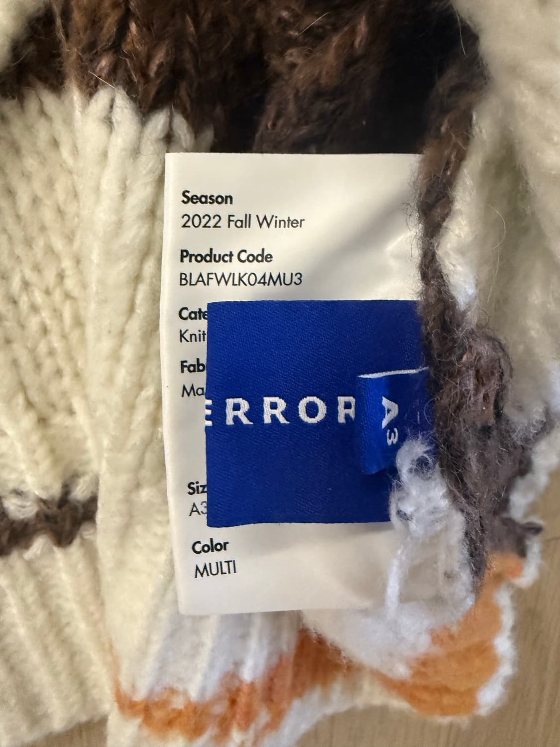 아더에러 오버핏 니트 상품이미지3