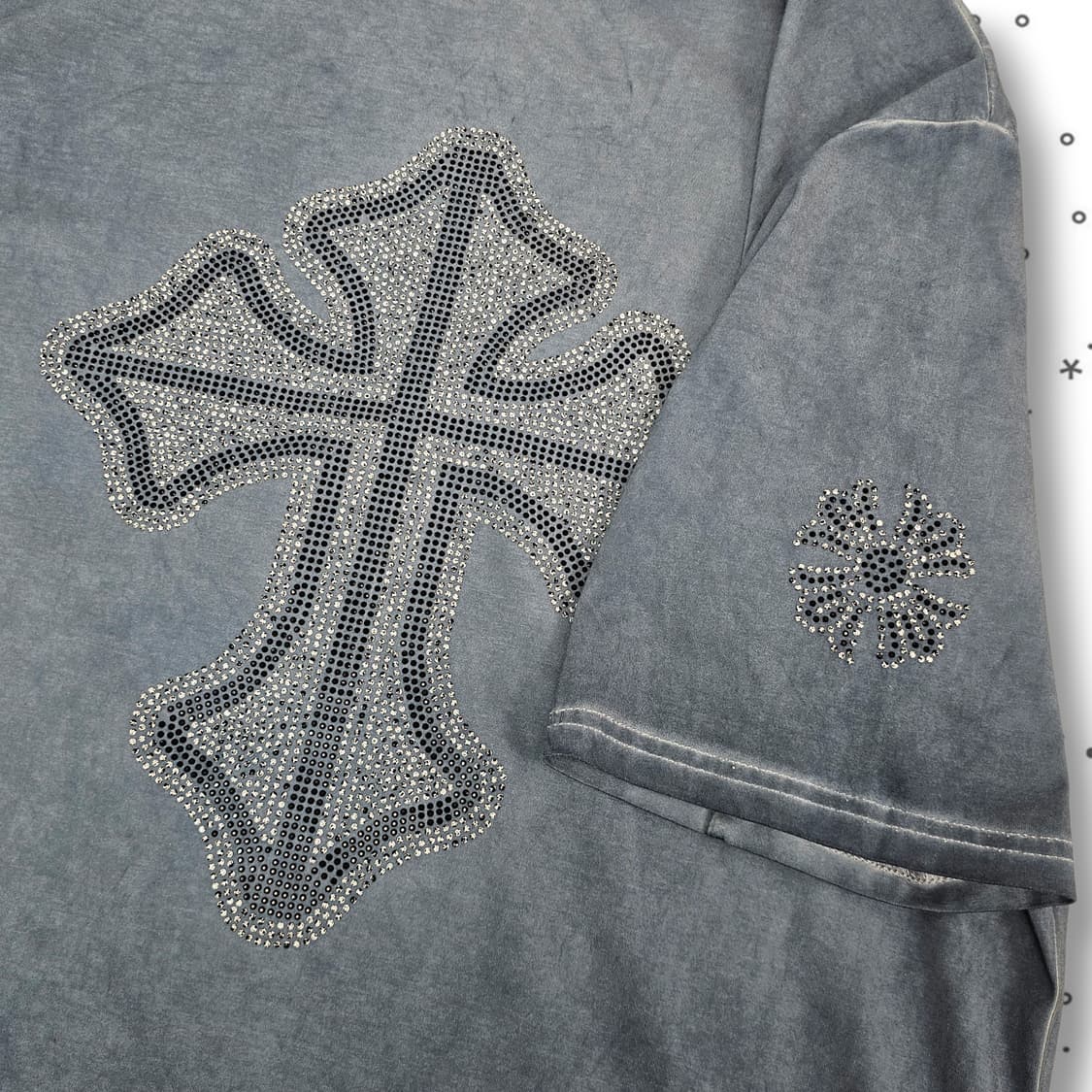 F VTG 빈티지 다잉 크로스 반팔 티셔츠 상품이미지2