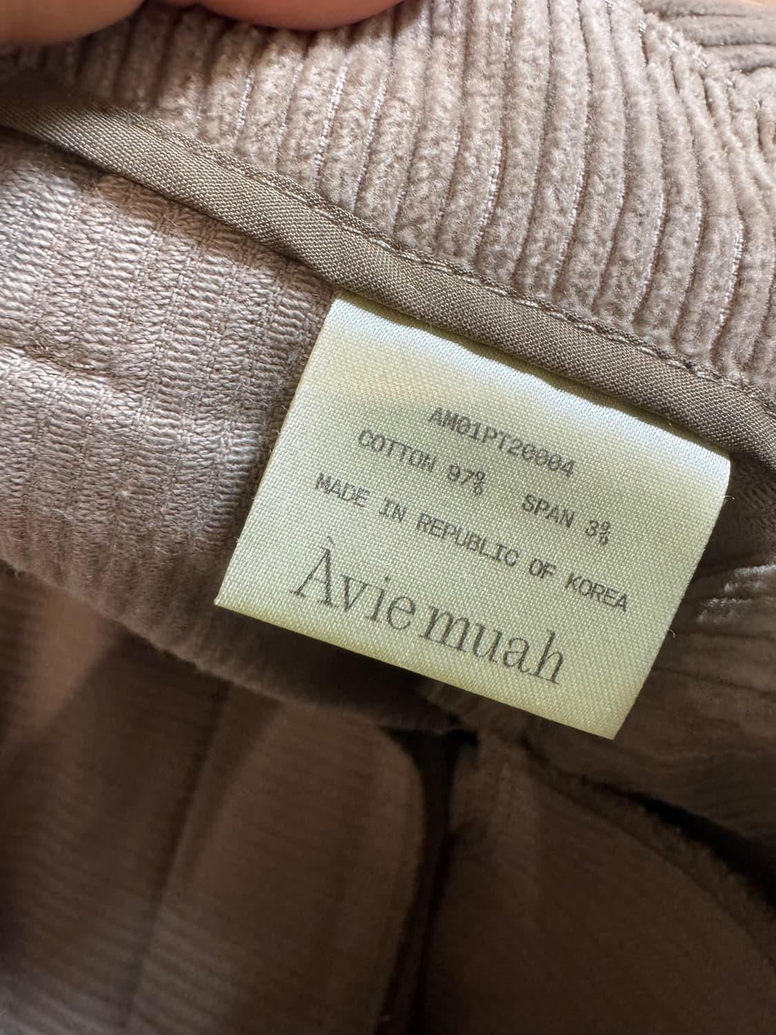 아비에무아 코듀로이 팬츠 상품이미지4