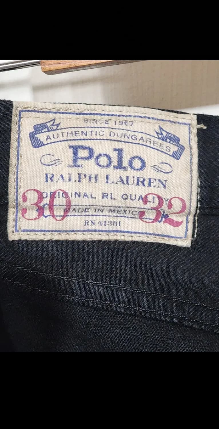 (30) 랄프로렌 폴로 청바지 블랙진 데님팬츠 빈티지  상품이미지4
