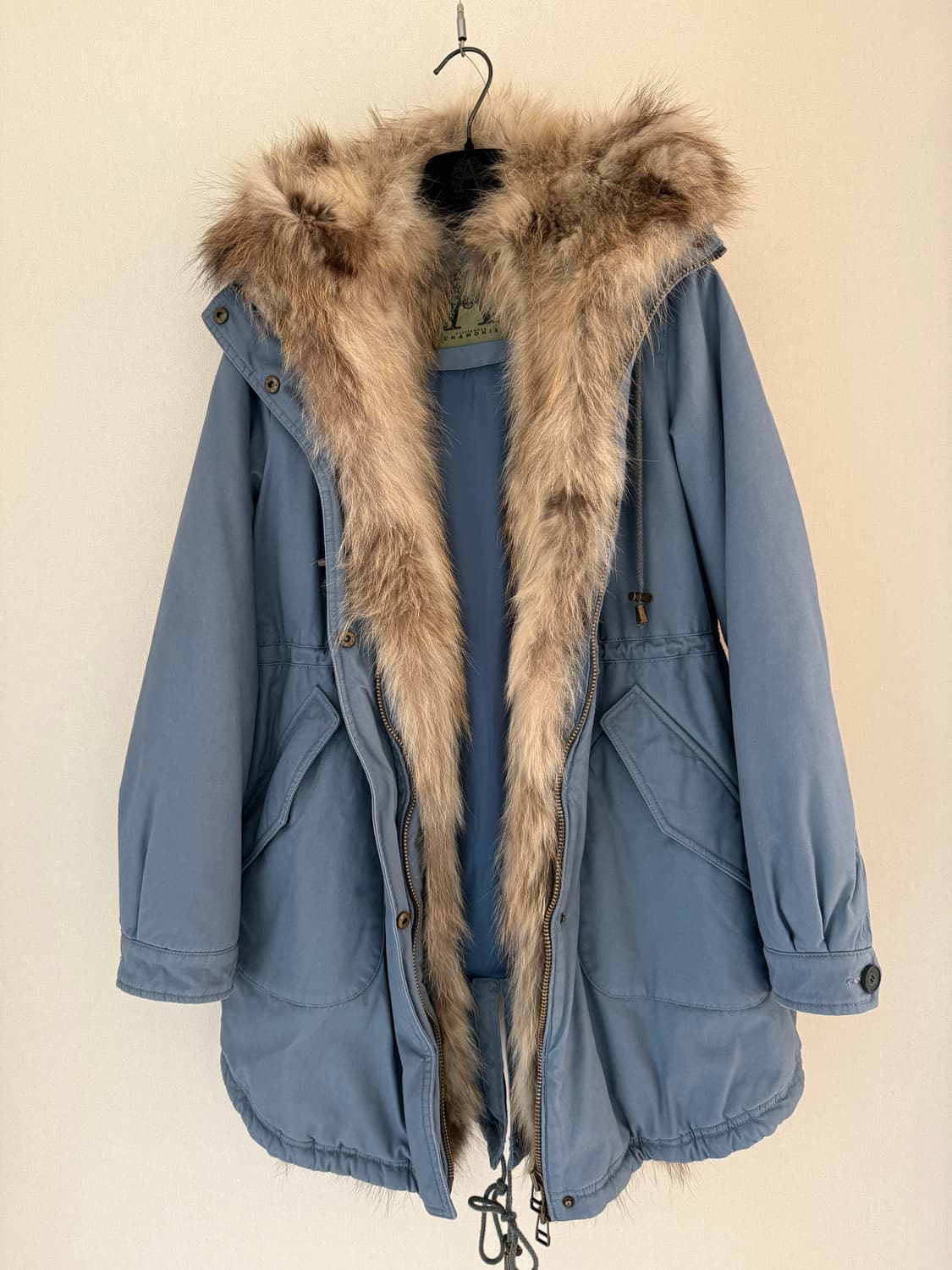 알렉산드라 샤모니 라쿤퍼 파카 S 상품이미지5