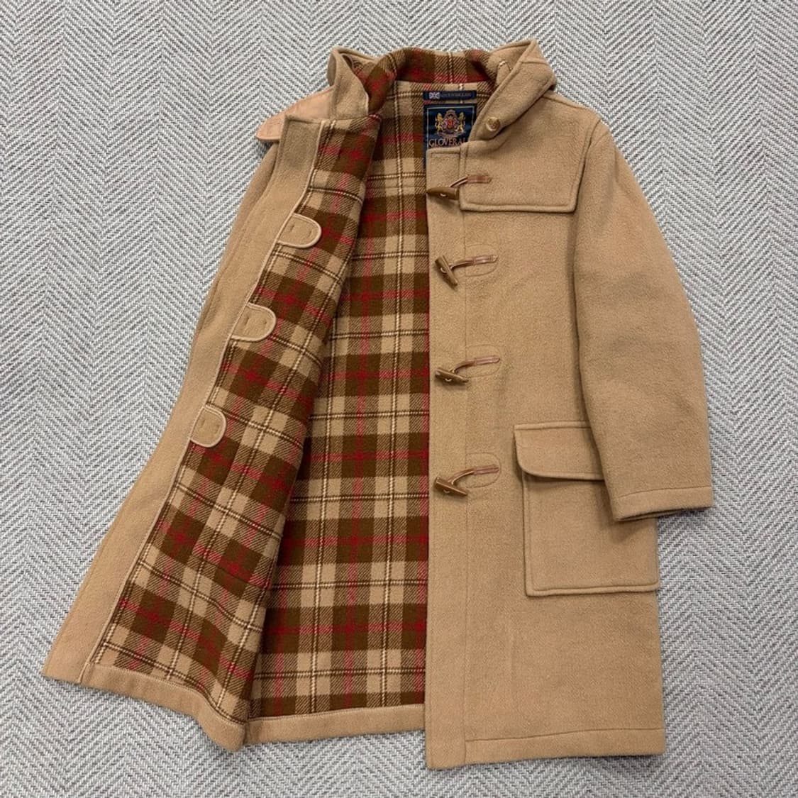 글로버올 울블렌드 후드 더플코트 v2004 상품이미지6