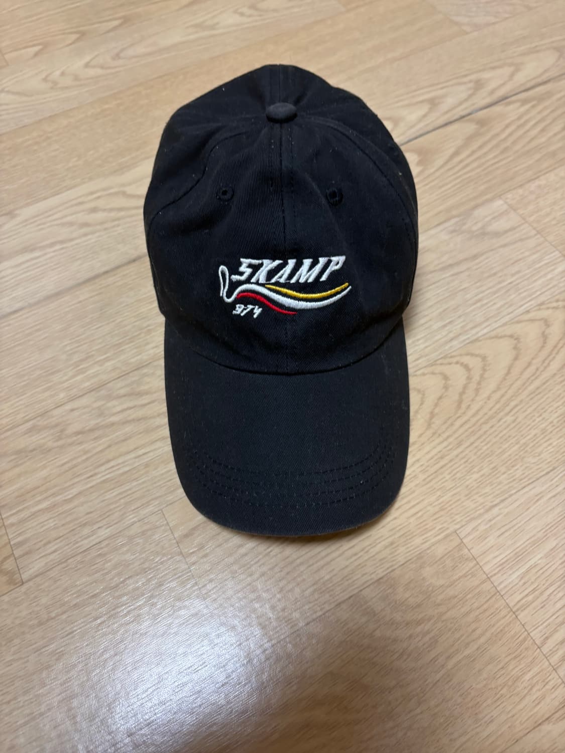 스캠프(SKAMP) 크루74 볼캡 블랙 (cotton 100%) 상품이미지1