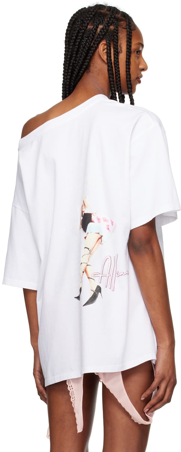 ALLINA SLEEPING T-SHIRT in white 상품이미지4