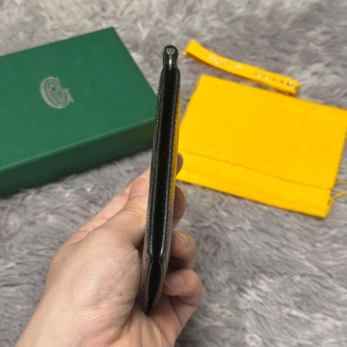 [풀구성] 고야드 생토마 머니클립 반지갑 블랙 상품이미지5