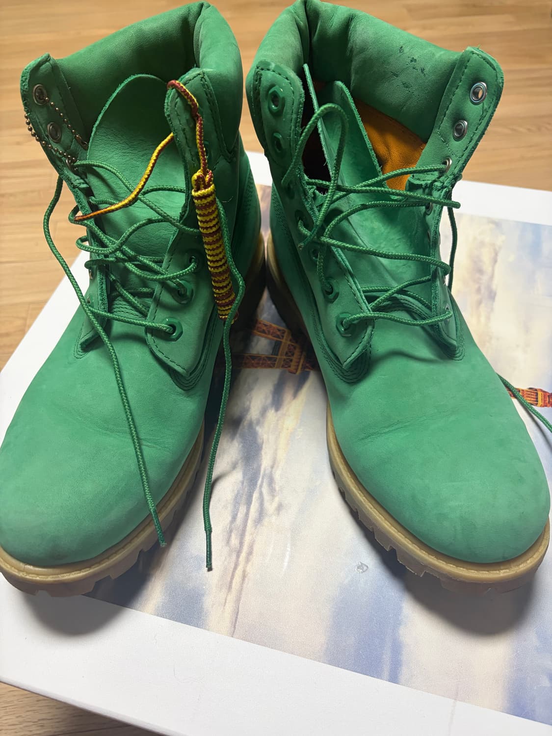 팀버랜드 6인치 부츠 에메랄드 그린 9 1/2( 275) 상품이미지2