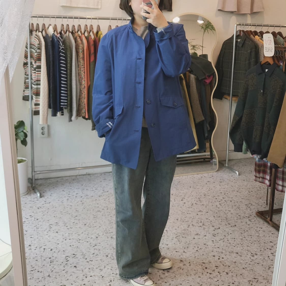 에디바우어 블루 야상자켓 상품이미지9