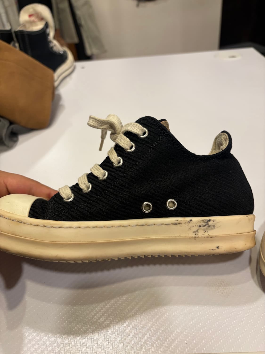 릭오웬스 라몬즈 로우 16fw  상품이미지4