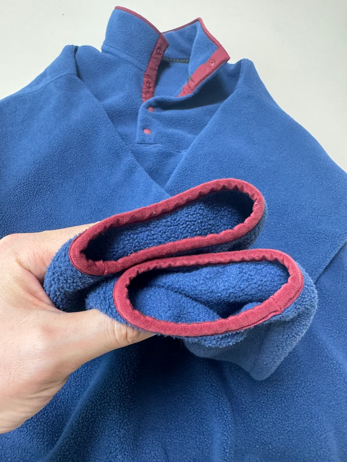 L 파타고니아 신칠라 블루 플리스 풀오버 상품이미지4