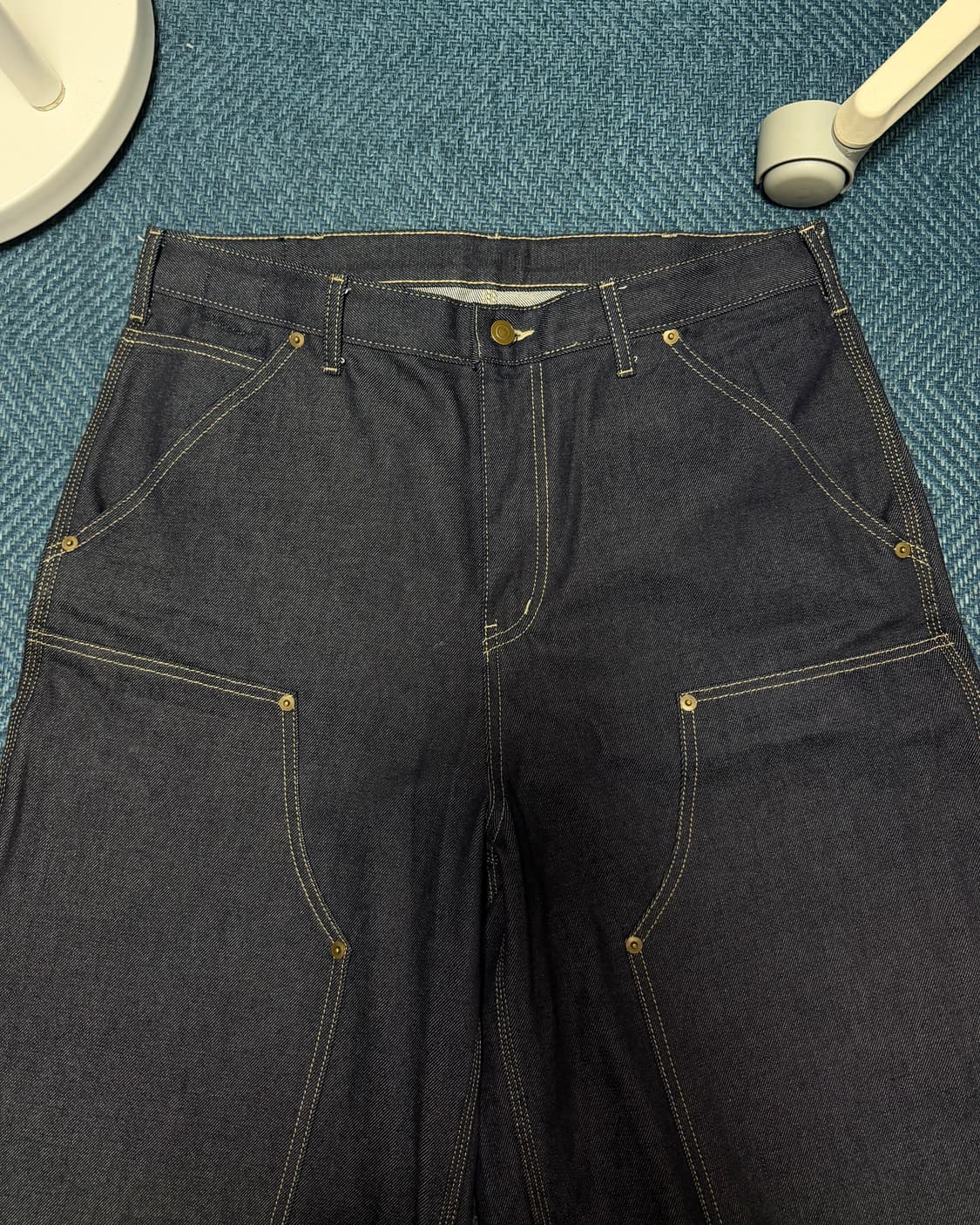 emostanceclub 재패니스 와이드 배기진 2사이즈 상품이미지2