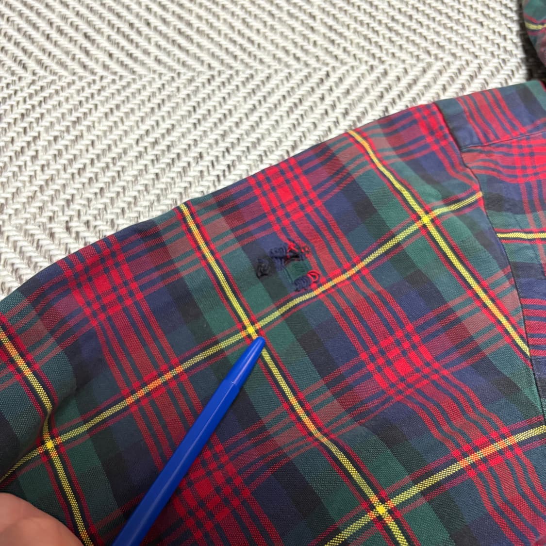 90s Polo Hooded Flannel 상품이미지4