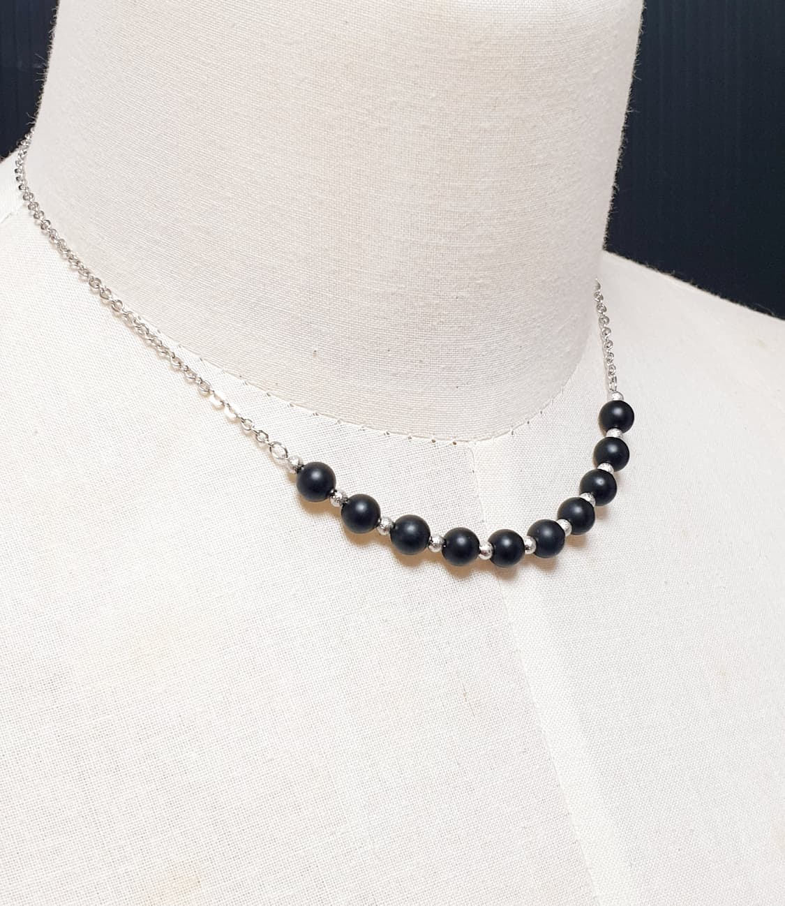 오닉스 샌딩볼 목걸이 상품이미지2