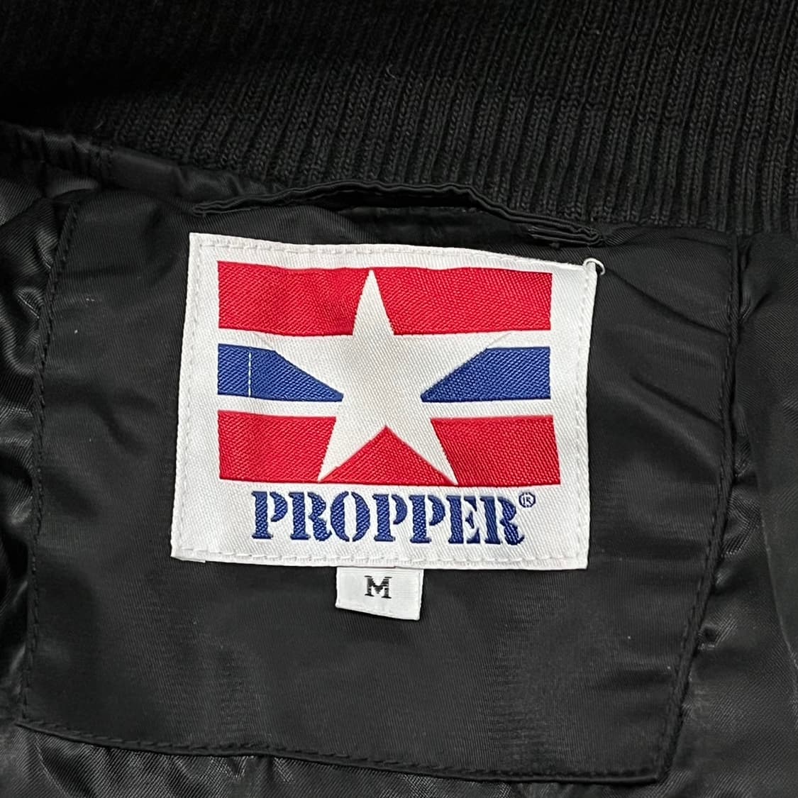 [정품/M] 프로퍼 블랙 MA-1 항공 점퍼 b19 상품이미지5